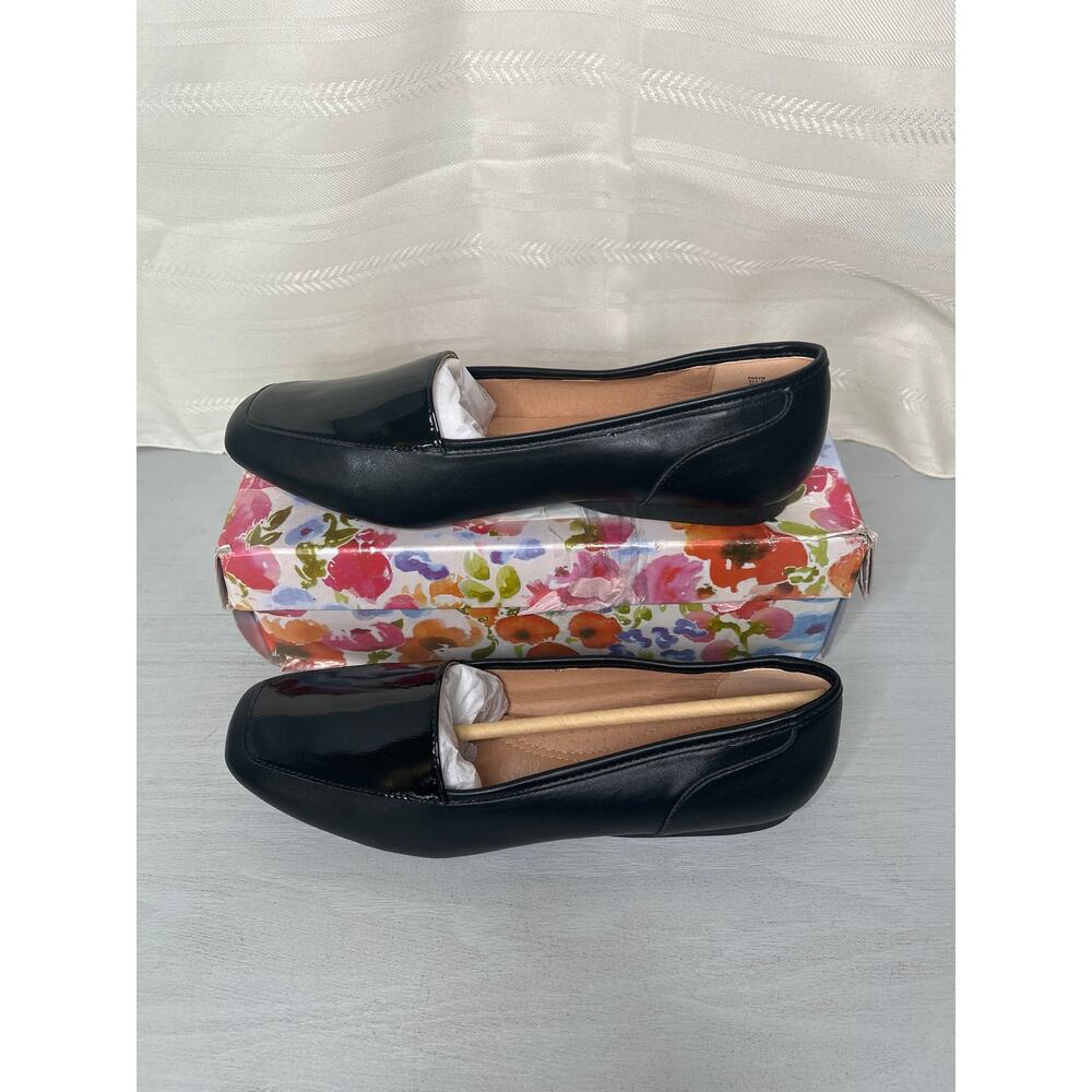 Mootsies Tootsies Edith Moc Toe Loafers Black Womens Size 10M - Picture 15 of 15